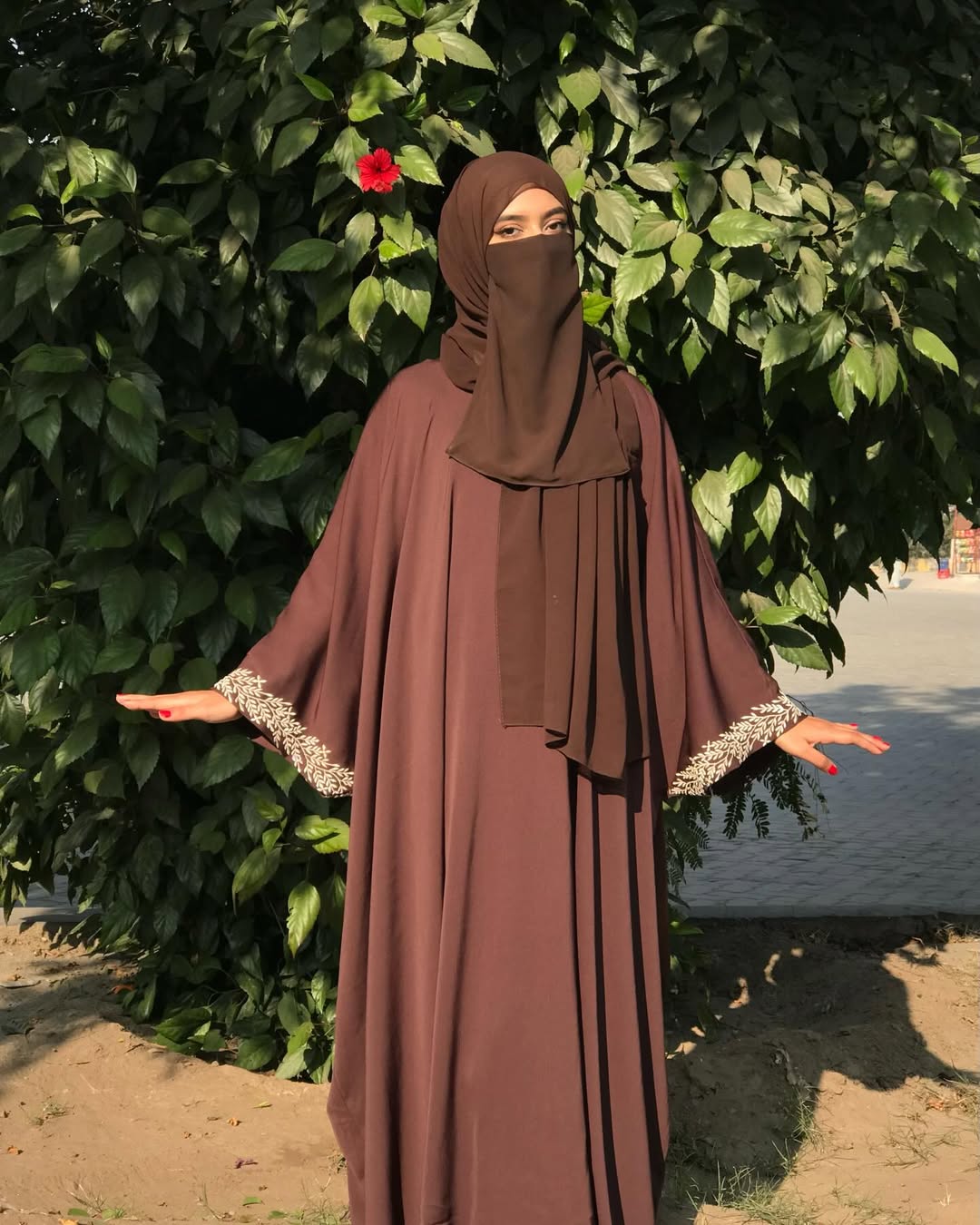 Kaftan Style Embroidered Abaya