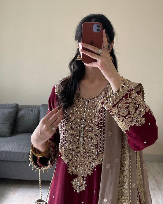 Gulzaar Glam Gharara Set