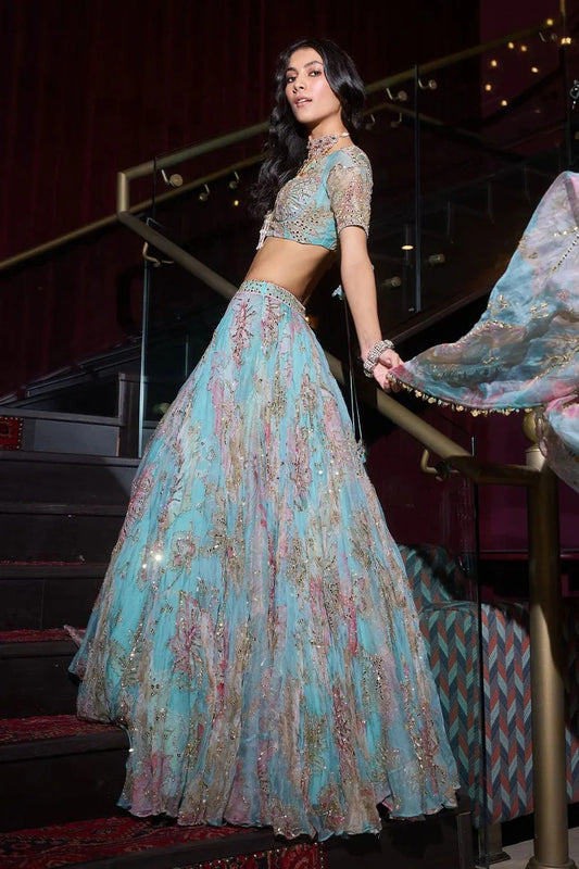 Aqua Dream Lehenga Choli