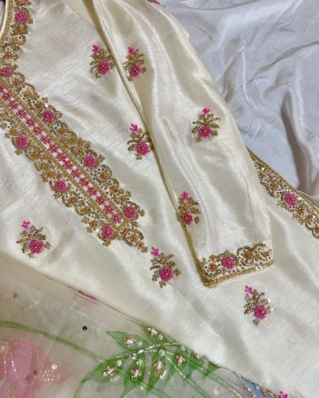 Ivory Elegance Dream Sharara Set