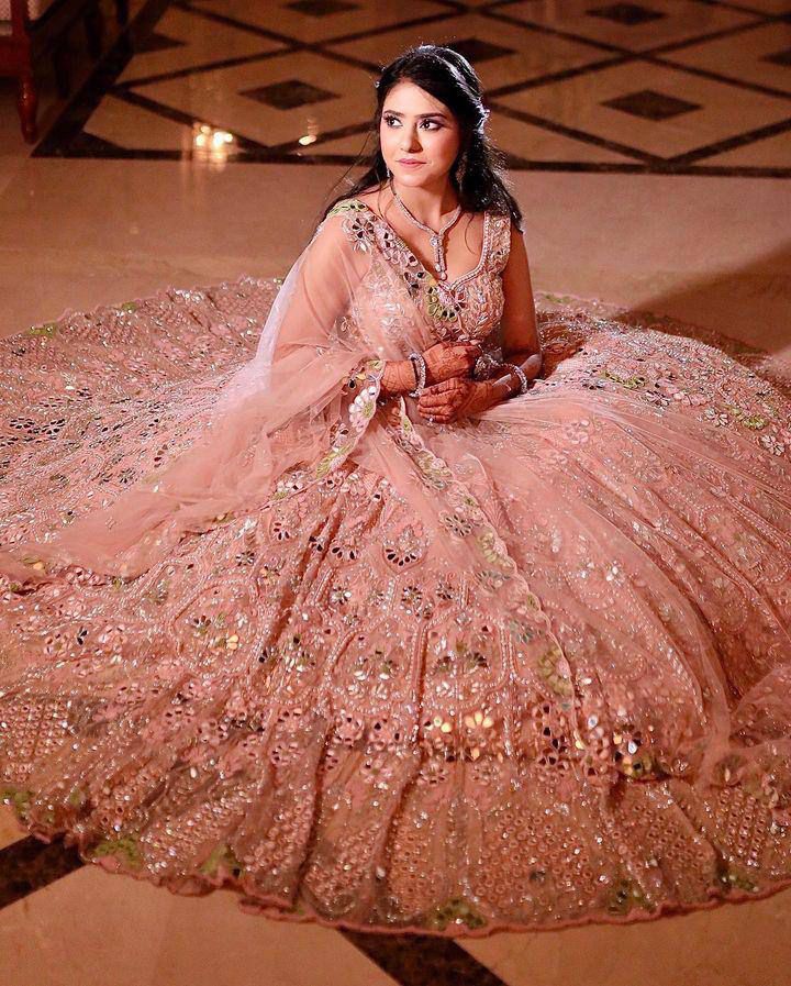 Blush Belle Dusky Rose Royale Lehenga