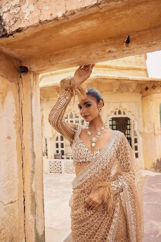 Royal Radiance Net Saree