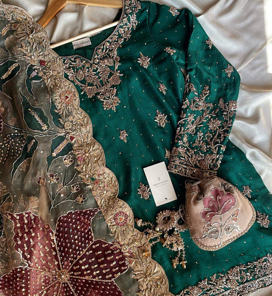 Shahi Zayka Hara Gulnaar Suit Set