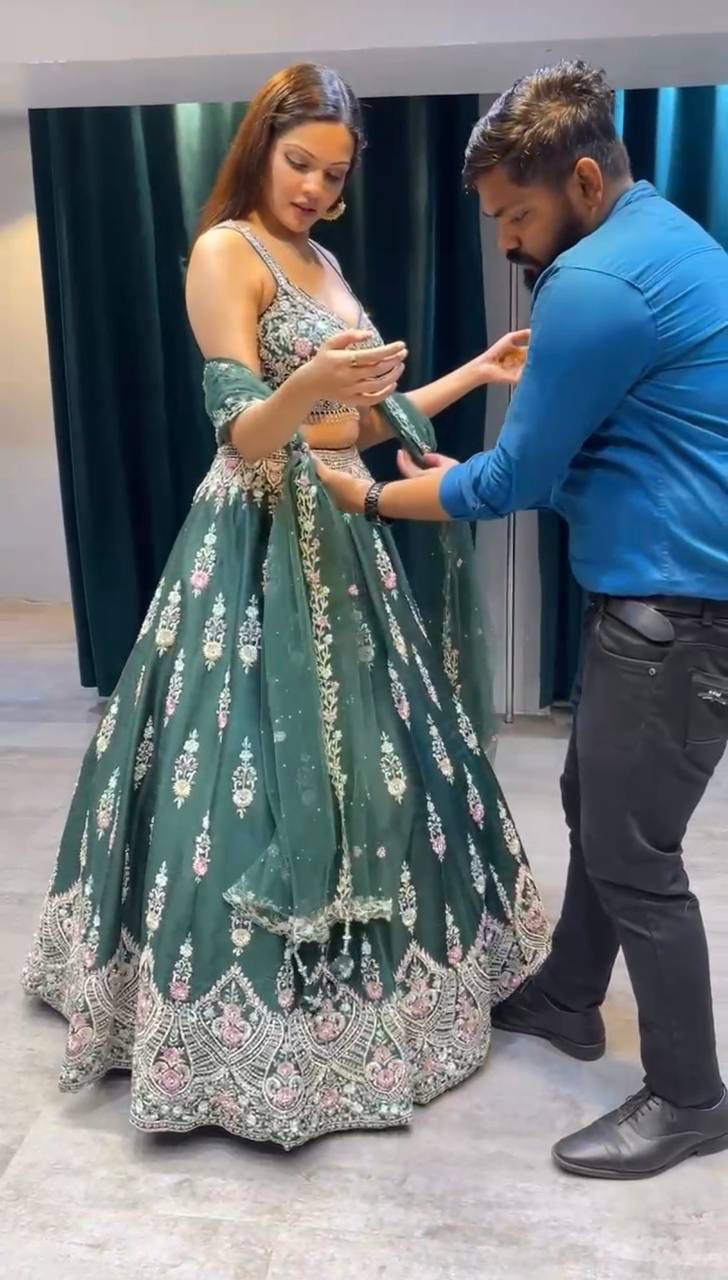 Panna Royale Shahi Haara Lehenga Choli