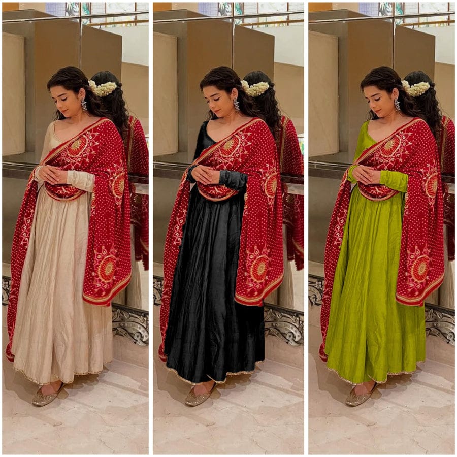 Leela Noor Gown With Dupatta