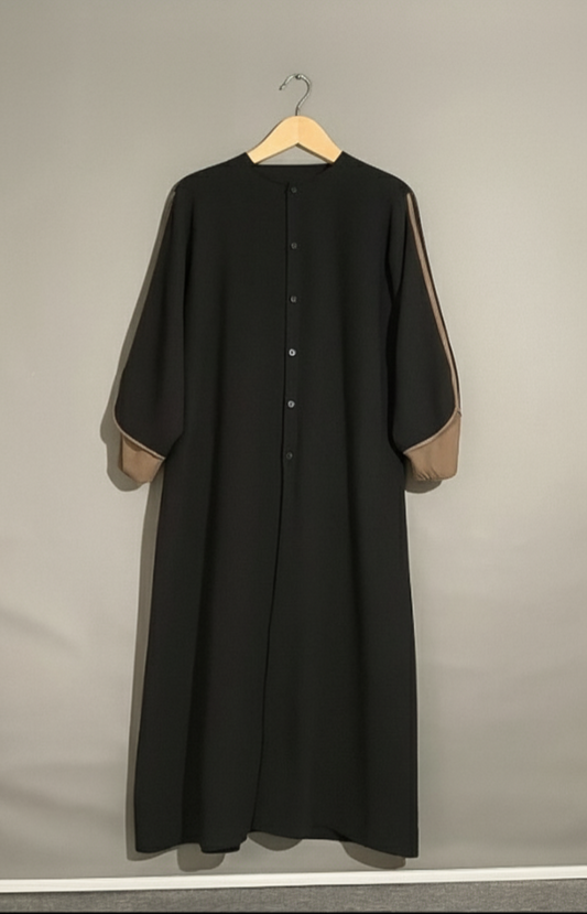 Elegant Two-Tone Modest Kasula