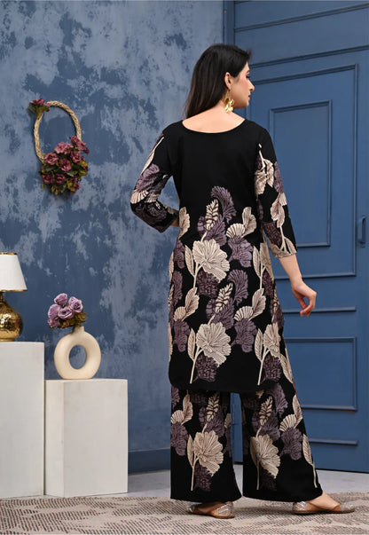 Classic Printed Coord Set for Daily and Casual Wear