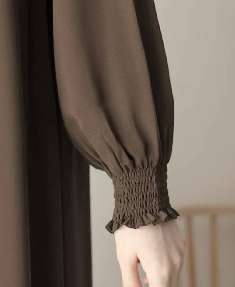 Dark Green Versatile Zipper Abaya with Adjustable Belt