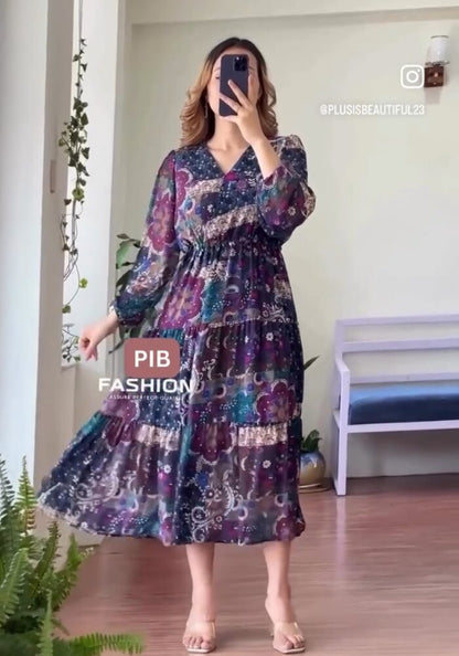 Nyra Noor Georgette Dress