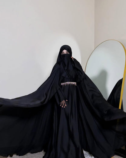 Black Cape Abaya