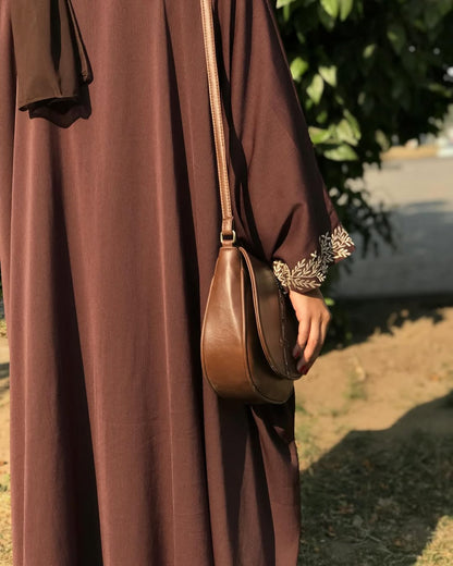 Kaftan Style Embroidered Abaya