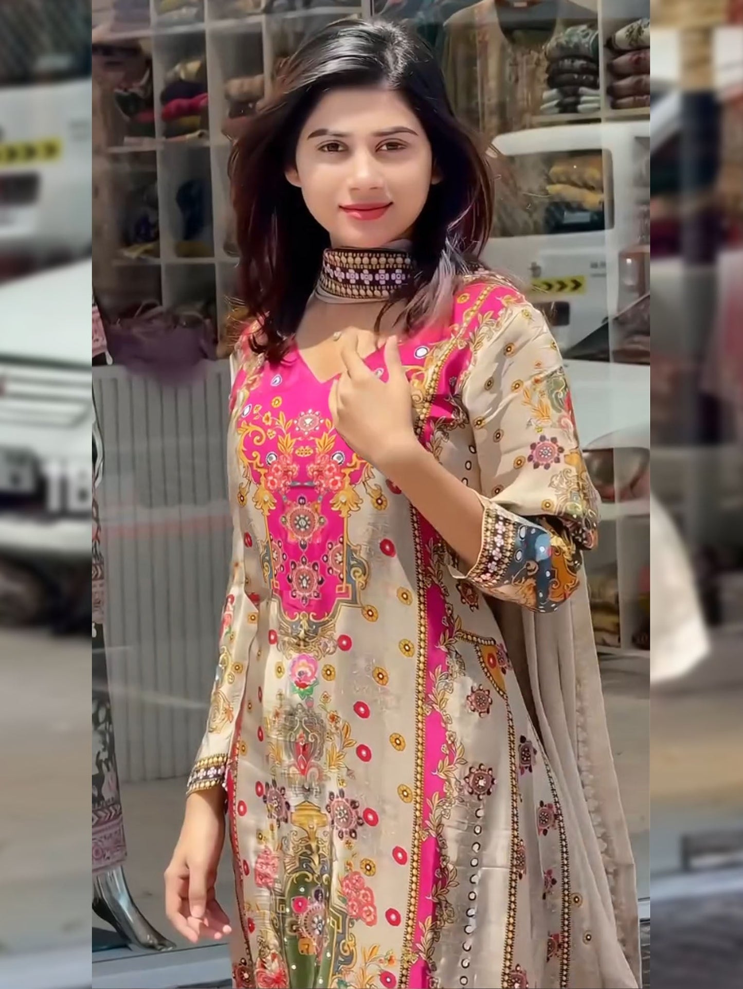 Mannat-Heavy Fancy Pair With Dupatta set