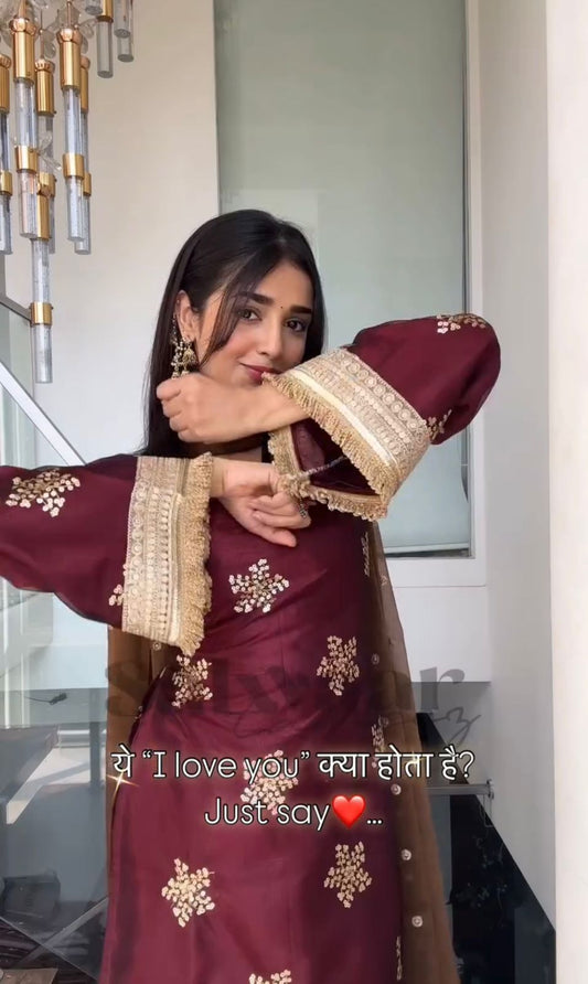 Zayra Zari Kurta Set