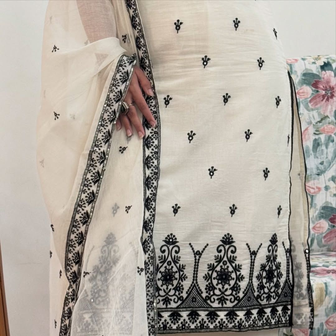 Monochrome Charm Kurta Set