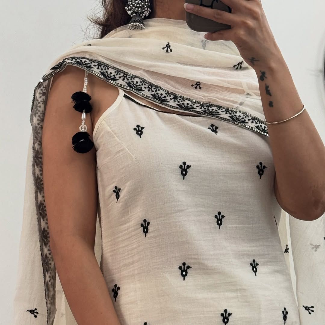 Monochrome Charm Kurta Set