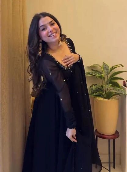 Azure Grace Anarkali