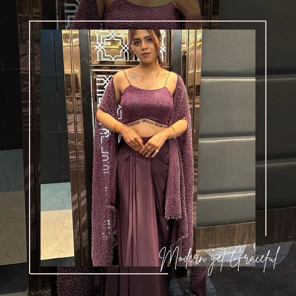 Velour Wine Drape Ensemble