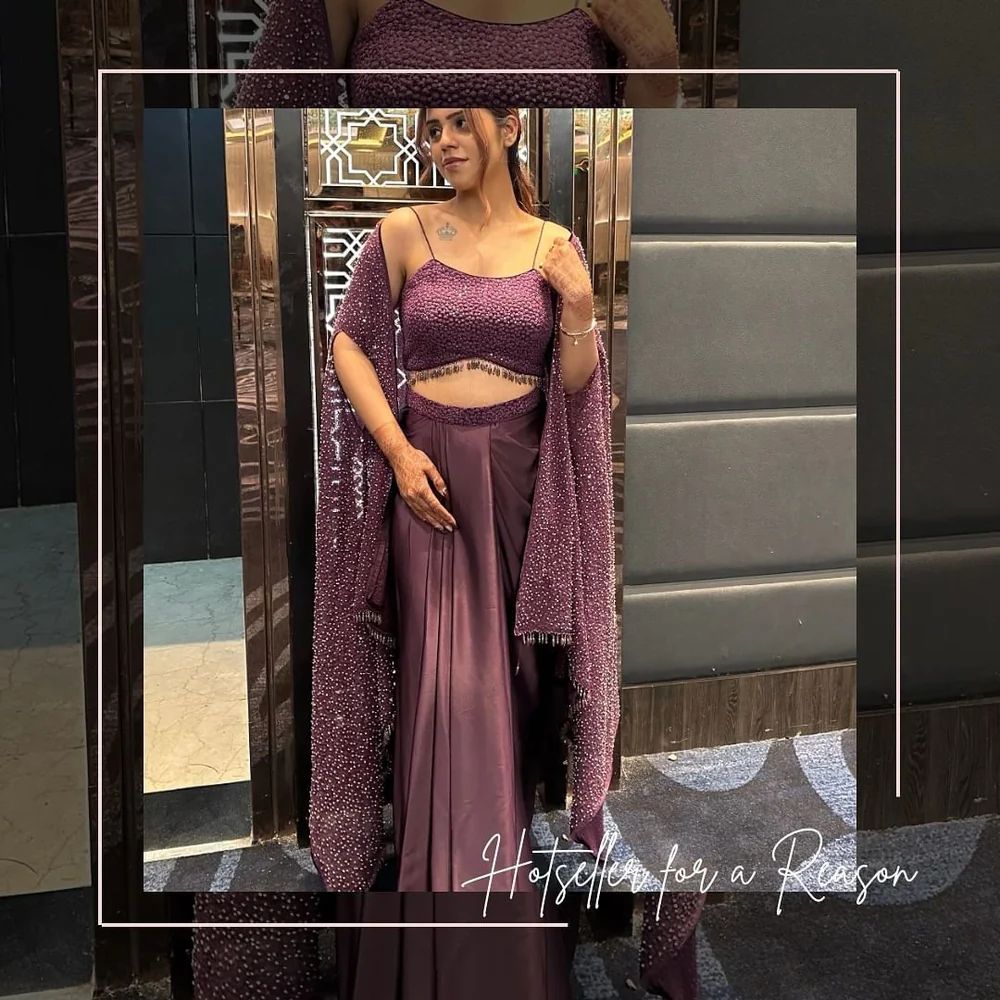 Velour Wine Drape Ensemble