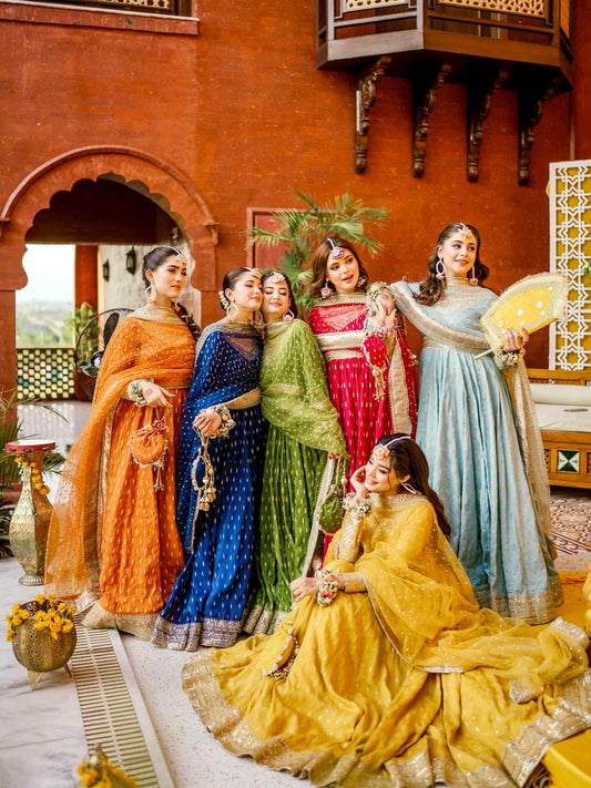 Rang-e-Mehfil Anarkali Set