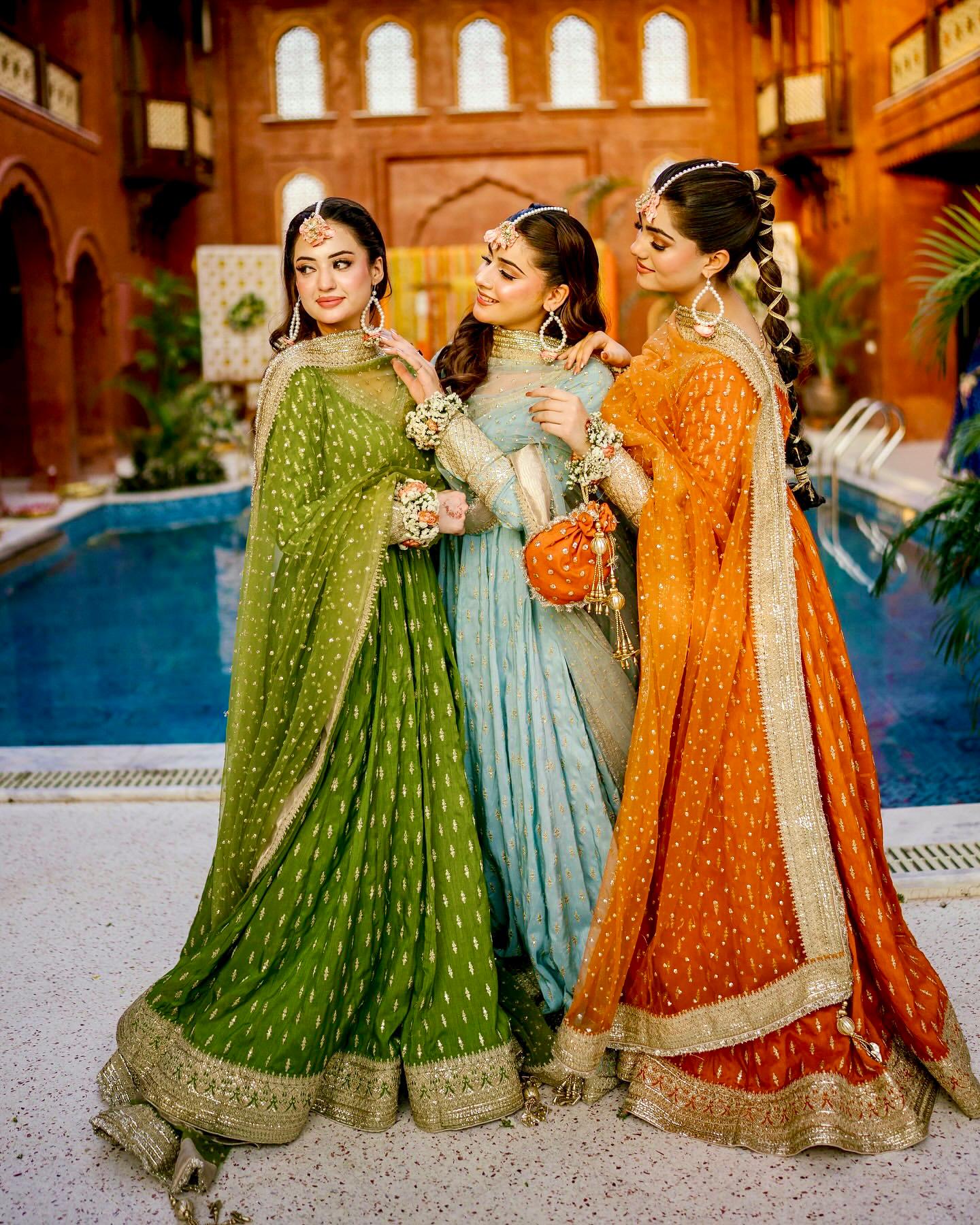 Rang-e-Mehfil Anarkali Set