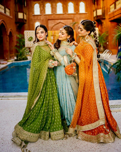 Rang-e-Mehfil Anarkali Set