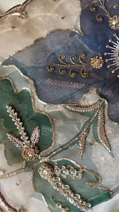 Nazneen Ivory Sharara Set