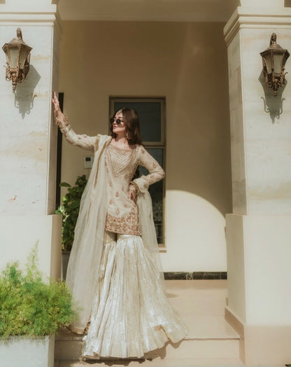 Gulnaar Nazakat Sharara Set