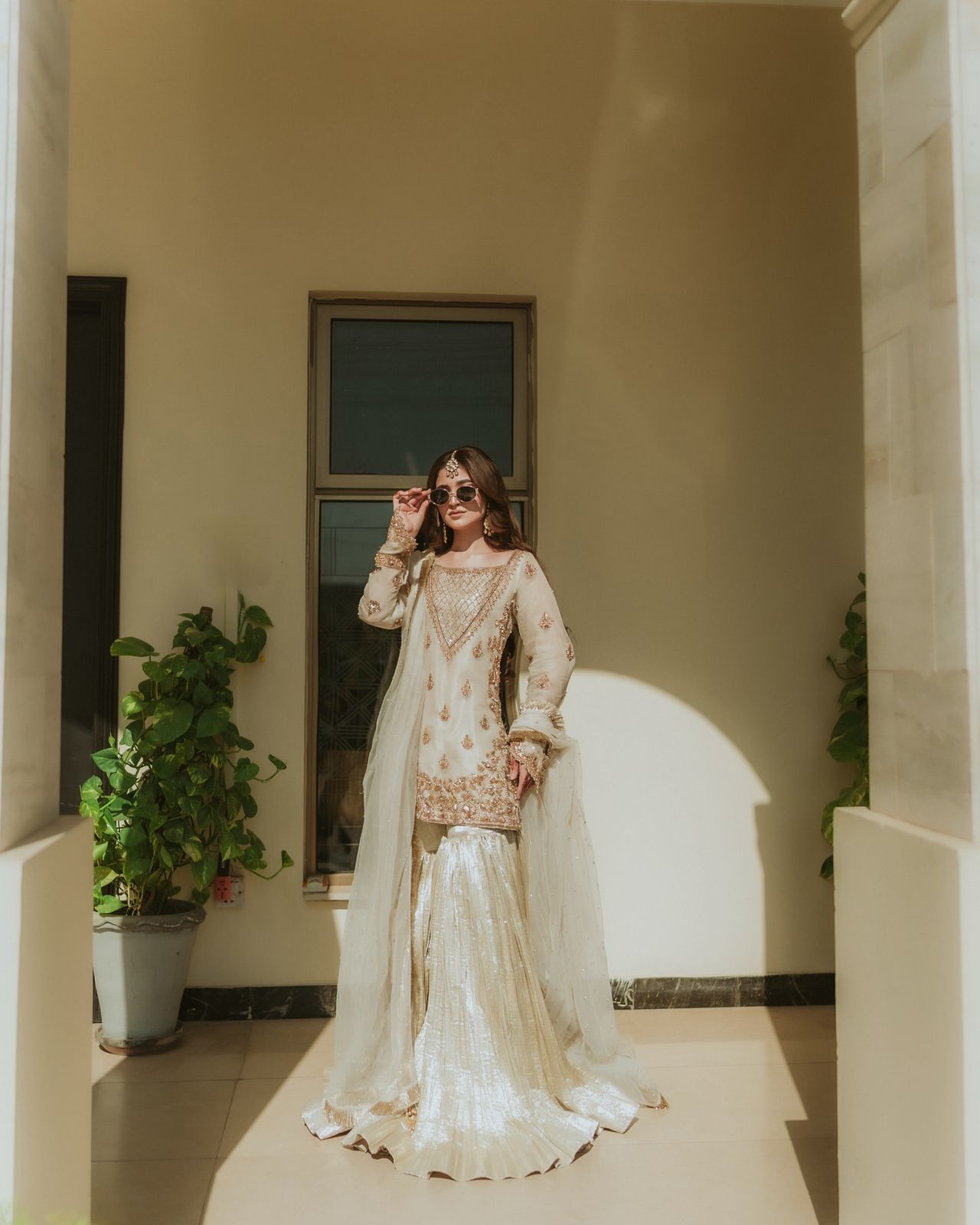 Gulnaar Nazakat Sharara Set