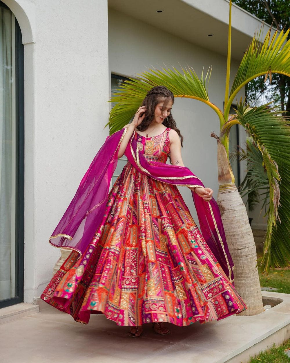 Saanjh Anarkali Gown