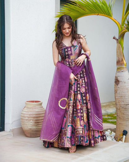 Saanjh Anarkali Gown