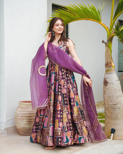 Saanjh Anarkali Gown