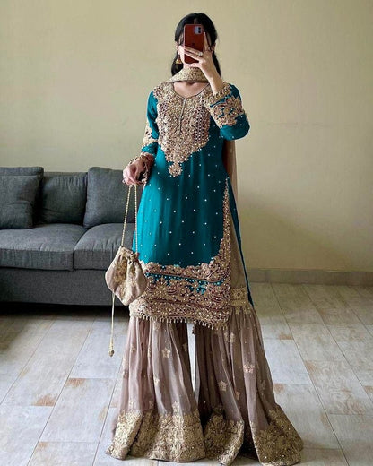 Gulzaar Glam Gharara Set