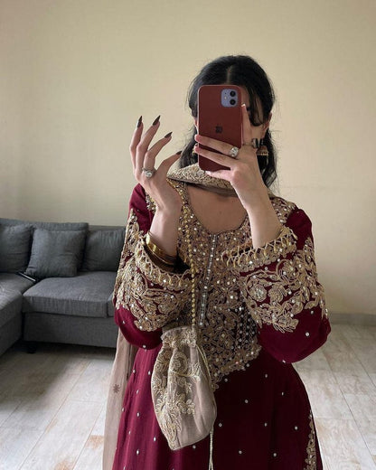 Gulzaar Glam Gharara Set