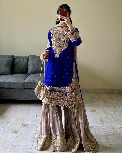 Gulzaar Glam Gharara Set