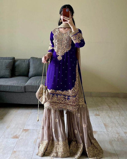 Gulzaar Glam Gharara Set