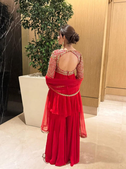 Noor-e-Laal Sharara Set