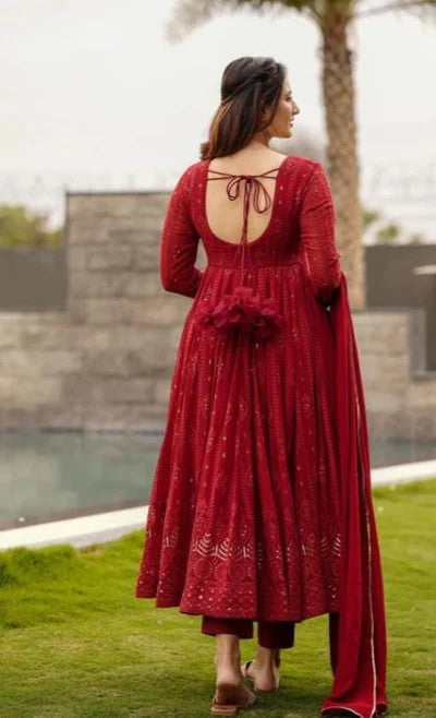 Saanjh Saaz Anarkali Set