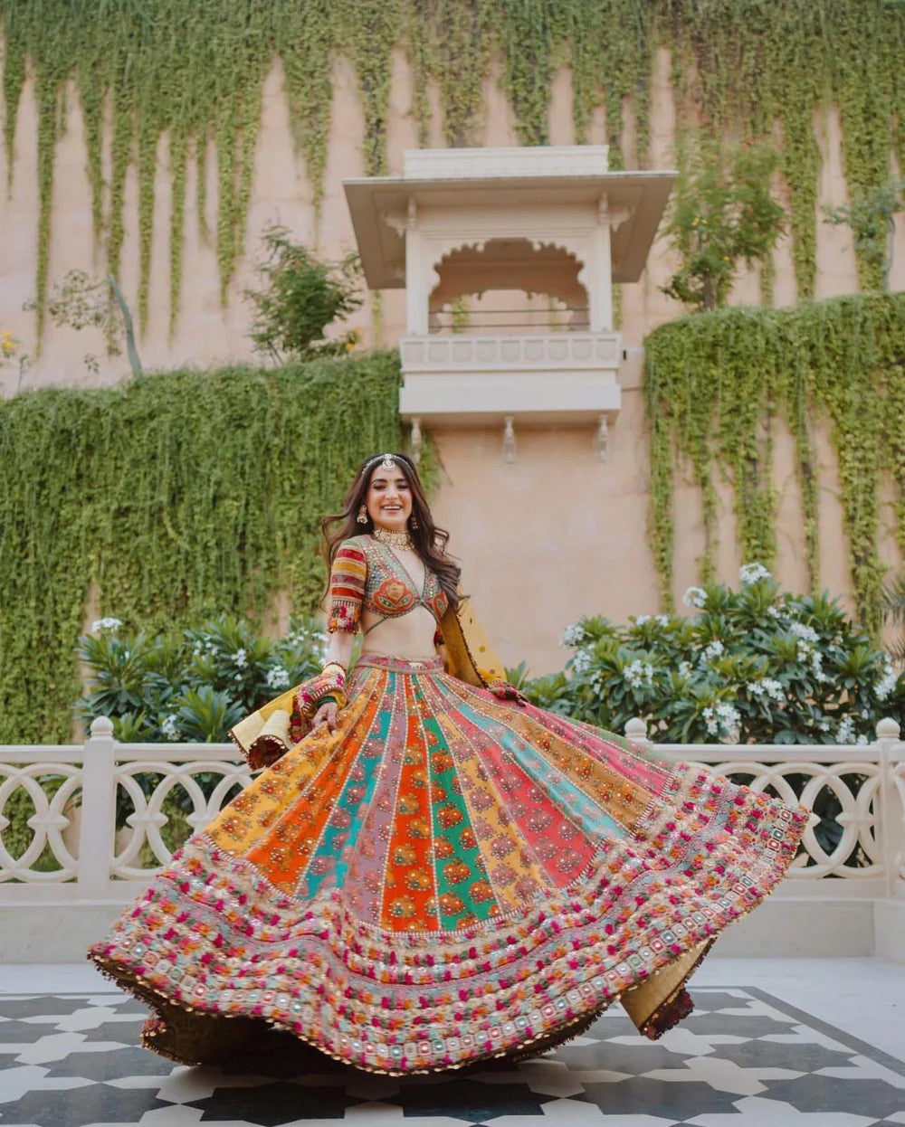 Royal Multicolored Designer Lehenga Choli