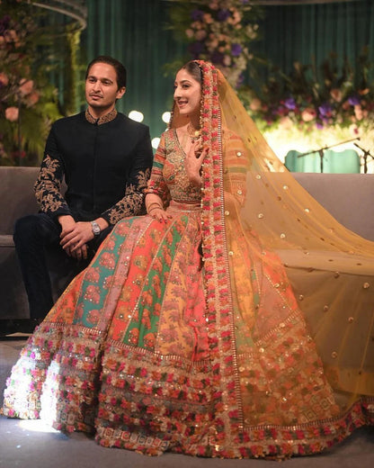 Royal Multicolored Designer Lehenga Choli