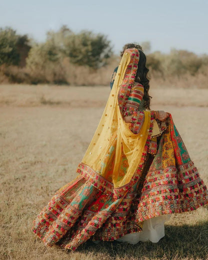 Royal Multicolored Designer Lehenga Choli