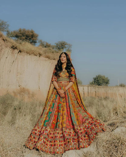 Royal Multicolored Designer Lehenga Choli