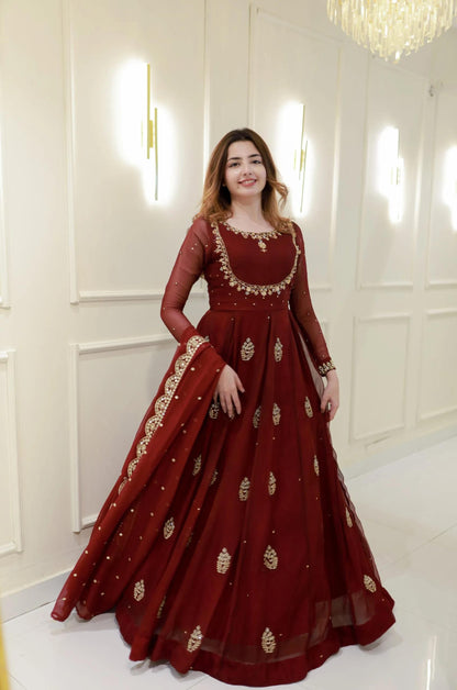 Aafreen Georgette Anarkali Gown