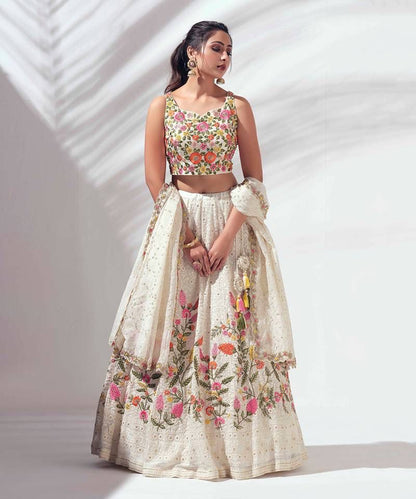 Floral Pristine Palette Lehenga Choli