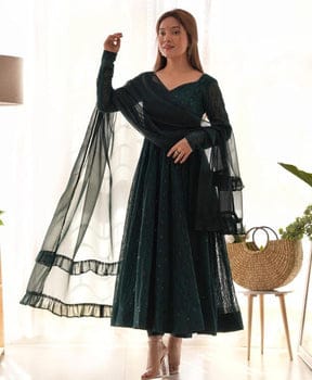 Zarqa-E-Nilofer Anarkali Suit Set