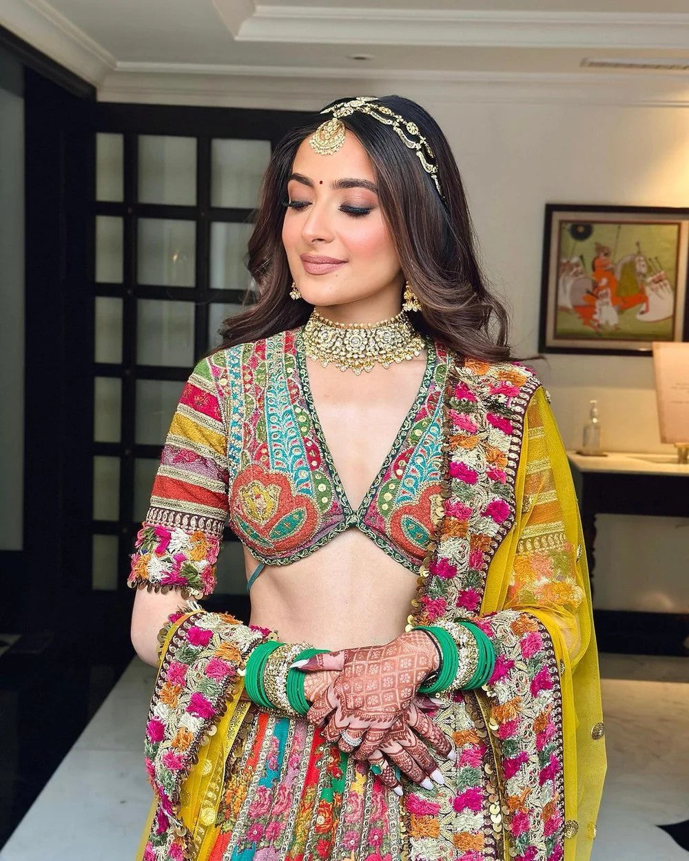 Royal Multicolored Designer Lehenga Choli