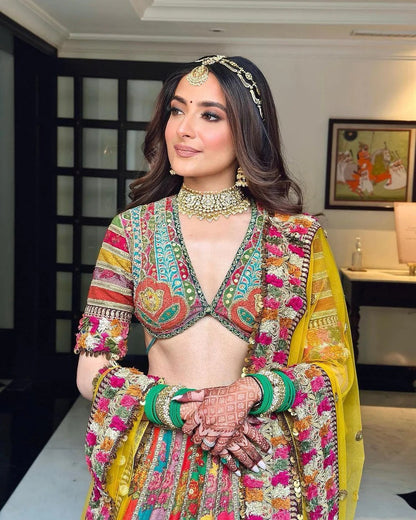 Royal Multicolored Designer Lehenga Choli