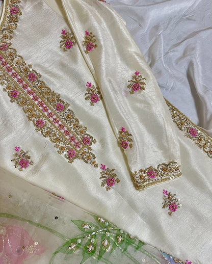 Ivory Elegance Dream Sharara Set