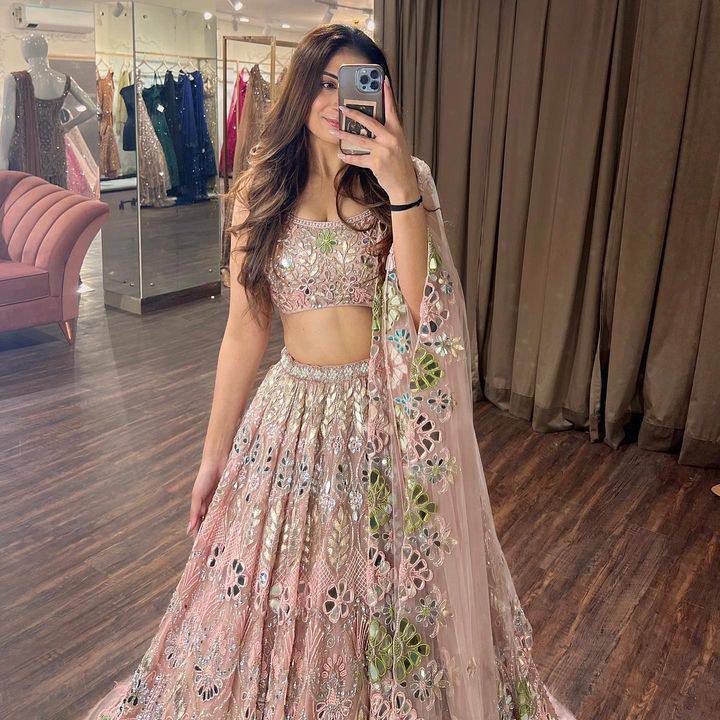 Blush Belle Dusky Rose Royale Lehenga