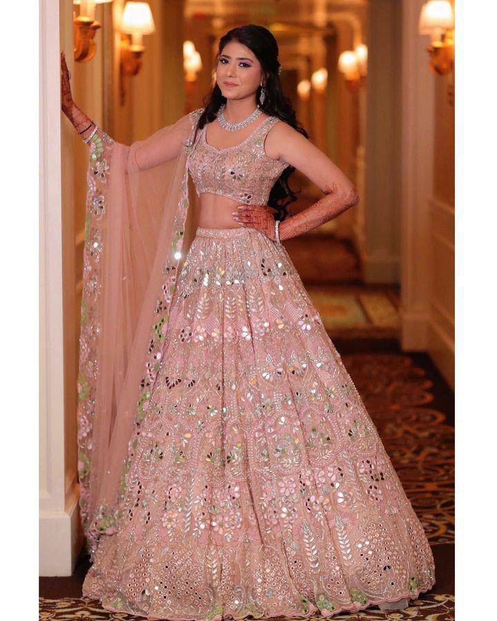 Blush Belle Dusky Rose Royale Lehenga