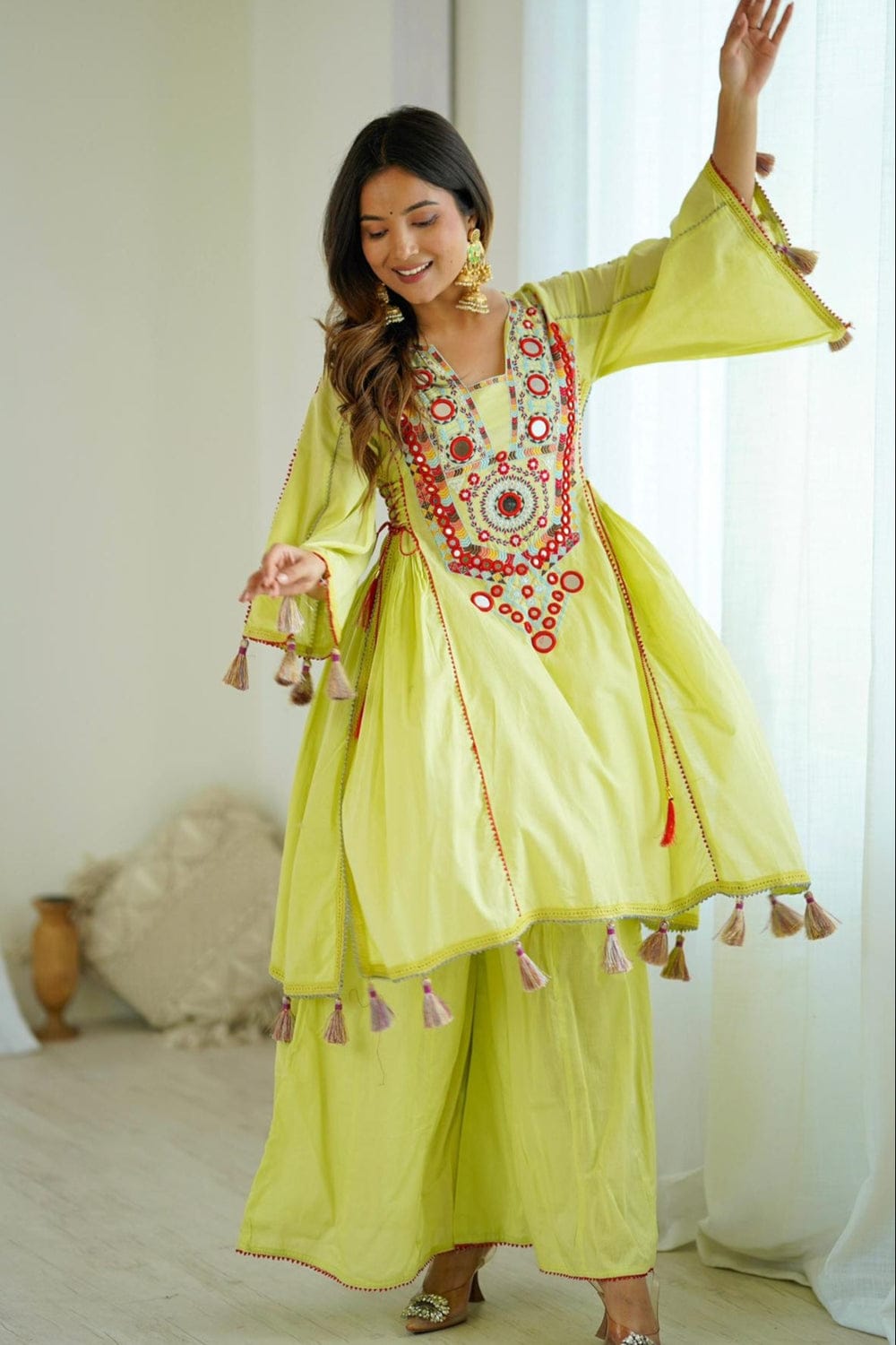 Boho Loom Khadi Indo-Western Set